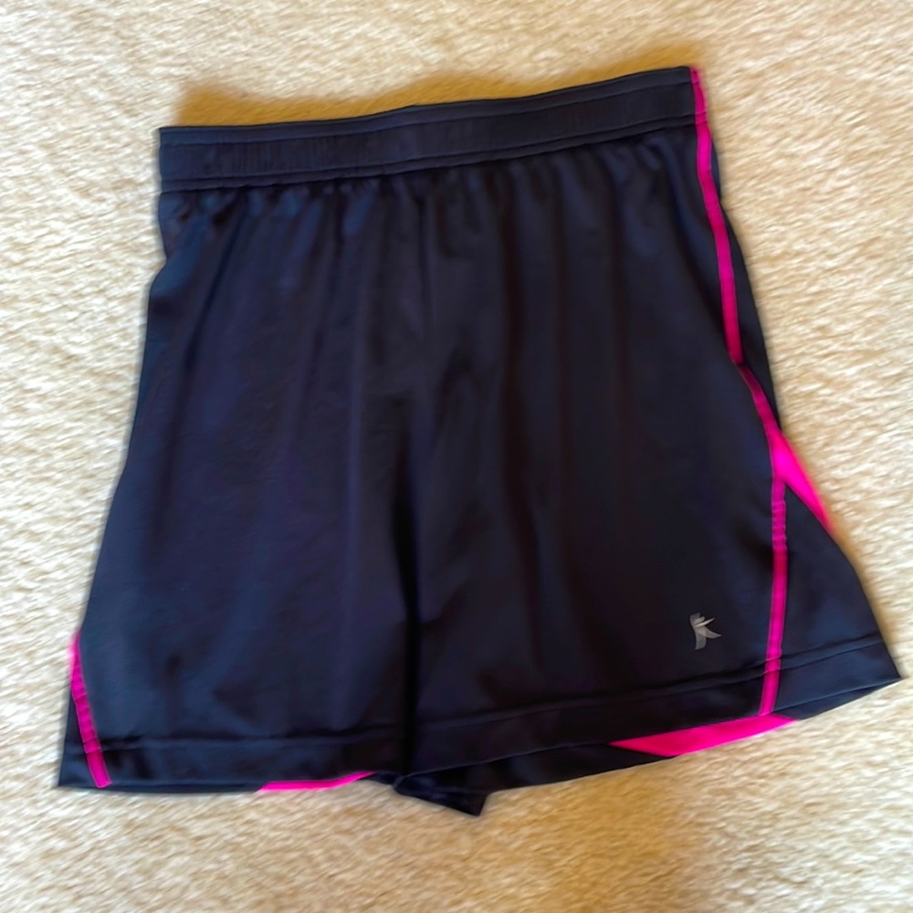 Black and pink shorts
